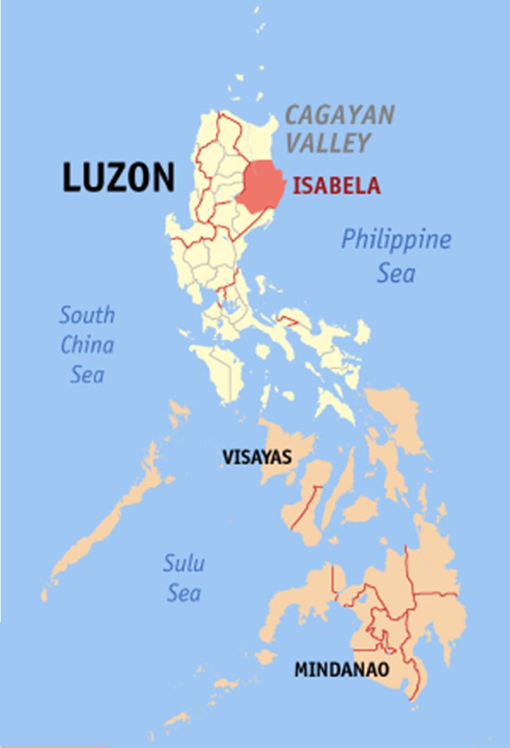 Isabela Philippines Map 