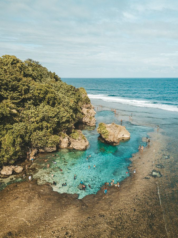 Magpupungko Rock Pool Is A Natural Pool Like No Other Travel To The Philippines