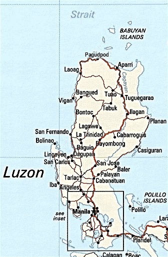 Luzon Map | Travel to the Philippines