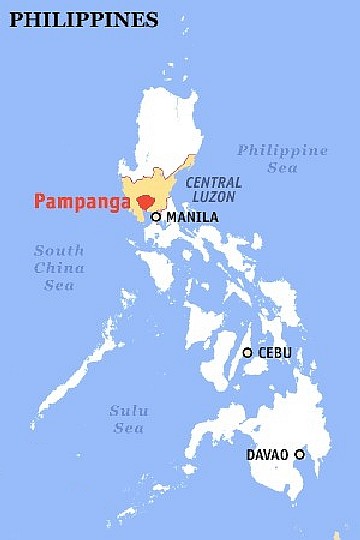 Pampanga Philippines Map