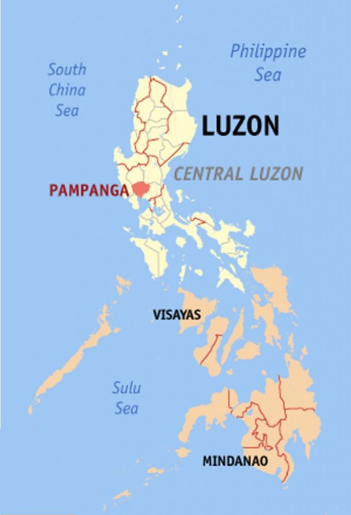 Pampanga Locator Map