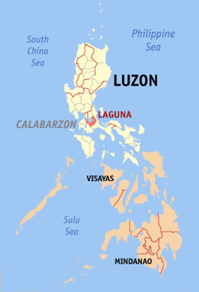 Laguna Locator Map 