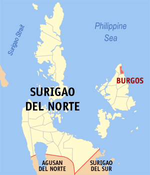 Surigao Del Norte Map 