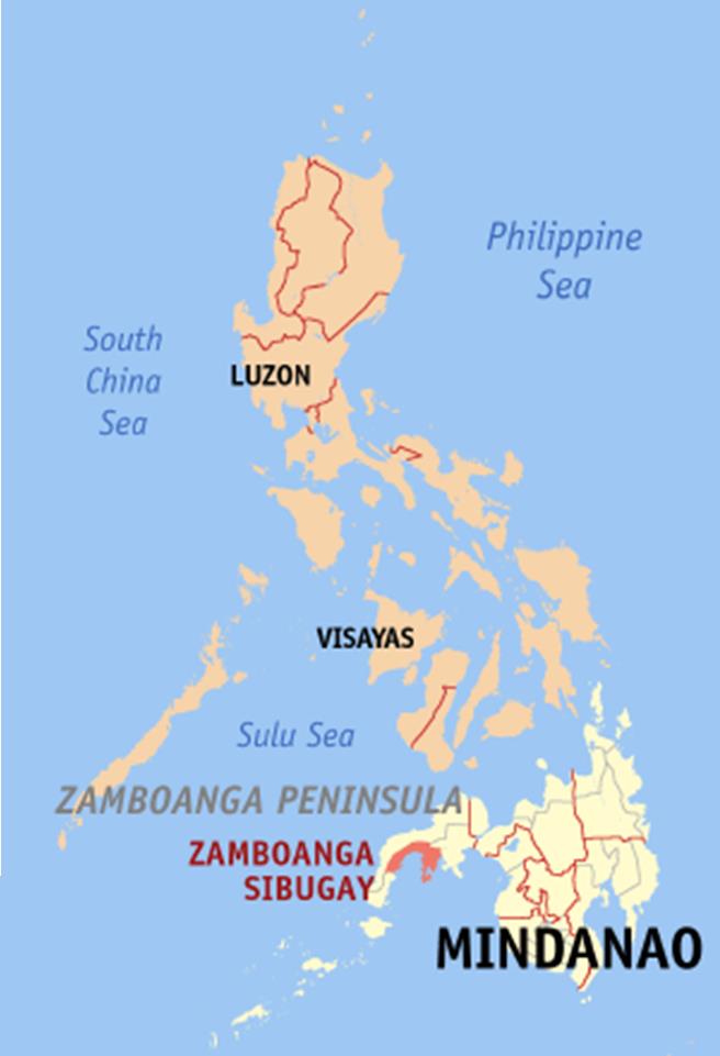 Zamboanga Sibugay Locator Map 