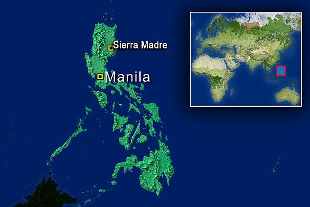 Sierra Madre Philippines Longest Mountain Range Travel To The   SIerra Madre Locator Map 