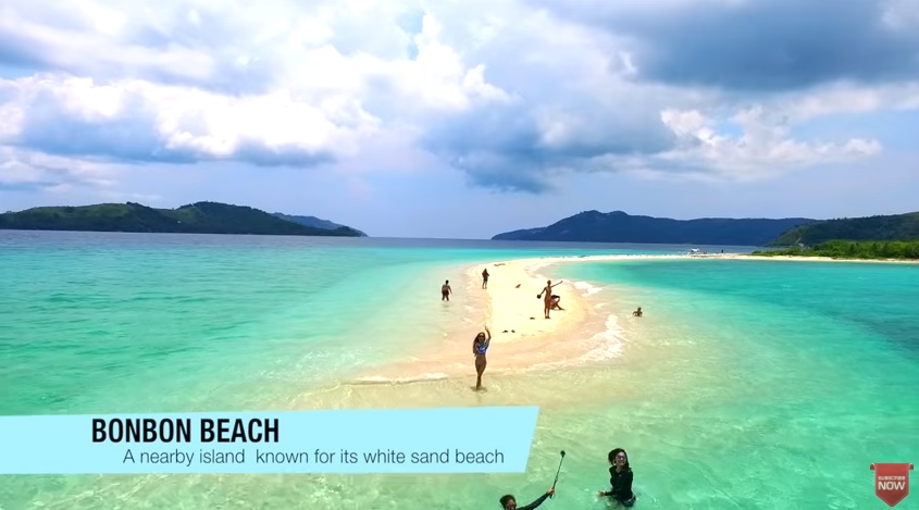 Bonbon sandbar - Travel to the Philippines