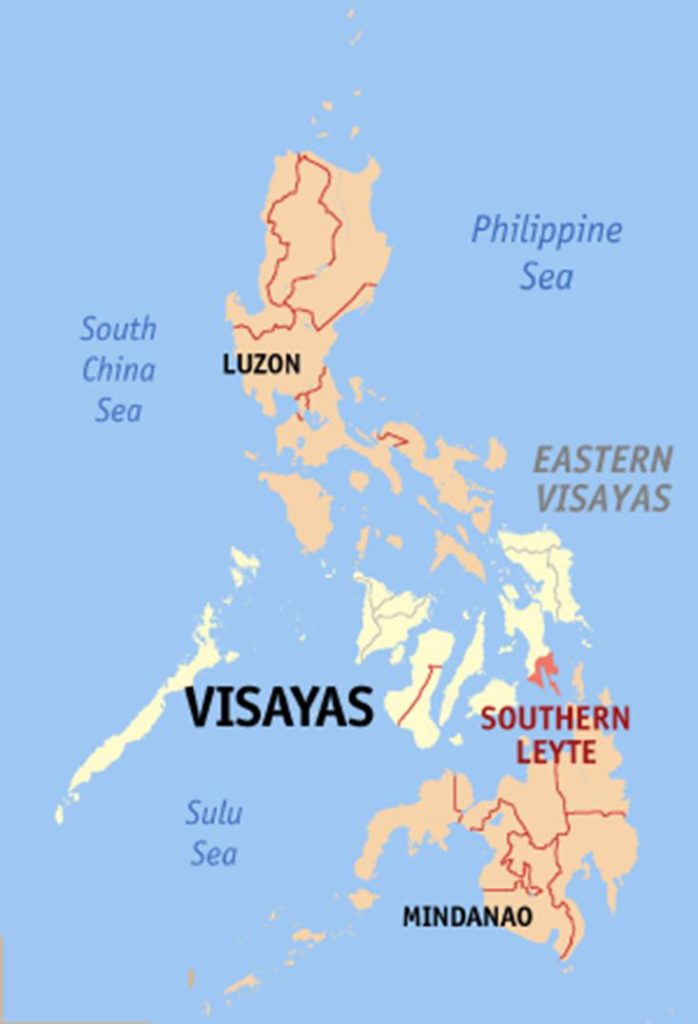 Southern Leyte Locator Map 698x1024 