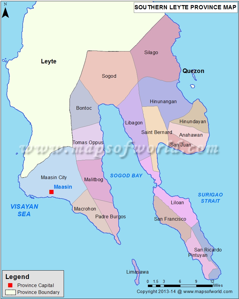 Where Is Southern Leyte And How To Get There Travel To The Philippines   Southern Leyte Map 