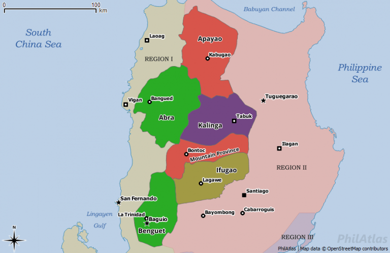 Map of Mountain Province | Travel to the Philippines